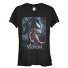 Junior’s Marvel Venom Film Tongue Portrait T-Shirt