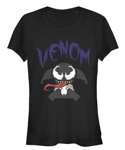 Junior’s Marvel Venom Muscle Kawaii T-Shirt