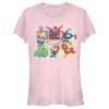 Junior’s Marvel Winter Holiday Heroes T-Shirt