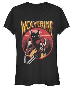 Junior’s Marvel X-Men Pixel Wolverine T-Shirt