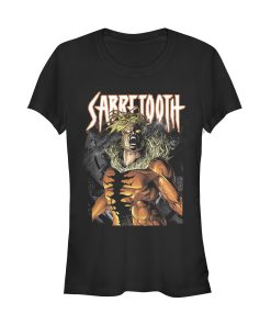 Junior’s Marvel X-Men Sabretooth Metal T-Shirt