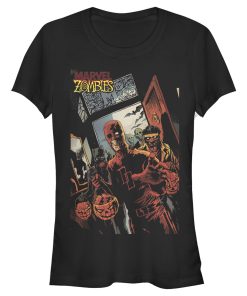 Junior’s Marvel Zombies Halloween Trick or Treat T-Shirt