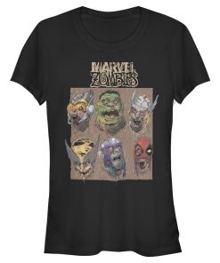 Junior’s Marvel Zombies Happy Faces T-Shirt