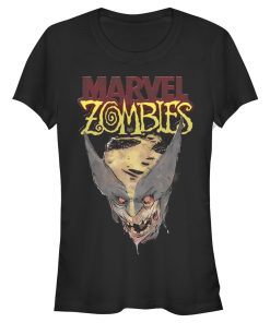 Junior’s Marvel Zombies X-Men Wolverine Face T-Shirt
