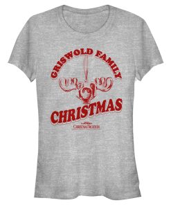 Junior’s National Lampoon’s Christmas Vacation Griswold Family Moose T-Shirt