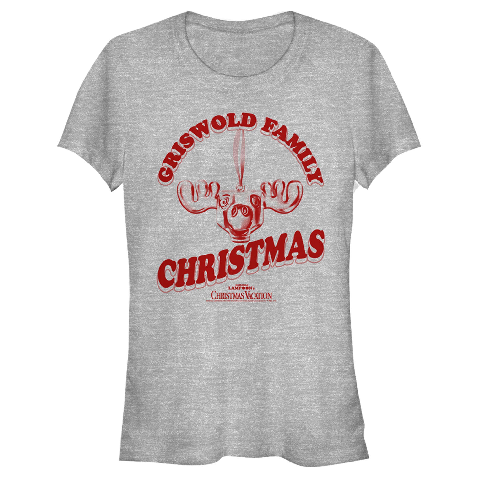 Junior's National Lampoon's Christmas Vacation Griswold Family Moose T-Shirt Junior's National Lampoon's Christmas Vacation Griswold Family Moose T-Shirt