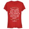 Junior’s National Lampoon’s Christmas Vacation Leave You for Dead Quote T-Shirt