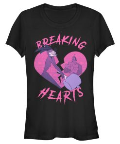 Junior’s The Emperor’s New Groove Valentine’s Day Yzma Breaking Hearts T-Shirt