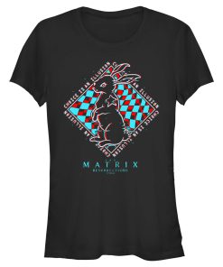 Junior’s The Matrix Resurrections Glitch Rabbit T-Shirt