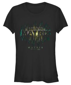 Junior’s The Matrix Resurrections Glitch in the Matrix T-Shirt