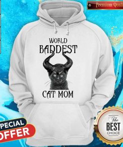 Maleficent Cat World Baddest Cat Mom Shirt