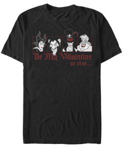 Men’s Disney Valentine’s Day Be My Villaintine Or Else… T-Shirt