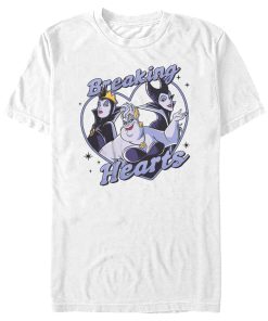Men’s Disney Villains Valentine’s Day Breaking Hearts T-Shirt