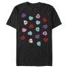 Men’s Disney Villains Valentine’s Day Candy Hearts T-Shirt