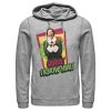 Men’s Elf Santa I Know Him Quote Pull Over Hoodie