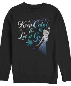 Men’s Frozen Elsa Keep Calm Sweatshirt