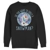 Men’s Frozen Olaf Build Snowman Sweatshirt