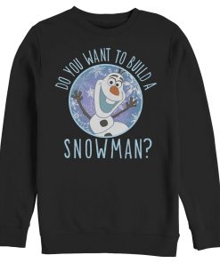 Men’s Frozen Olaf Build Snowman Sweatshirt
