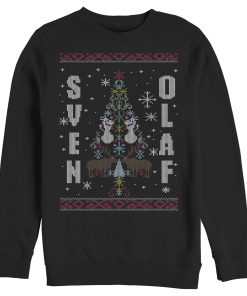 Men’s Frozen Ugly Christmas Besties Sweatshirt