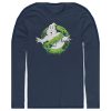 Men’s Ghostbusters Slime Logo Long Sleeve Shirt