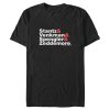 Men’s Ghostbusters Stacked Names T-Shirt