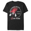 Men’s Hercules Hades Valentine’s Day Status, ON FIRE! T-Shirt