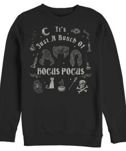 Men’s Hocus Pocus It’s Just a Bunch of Hocus Pocus Icons Sweatshirt