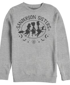 Men’s Hocus Pocus Sanderson Sisters Broom Silhouette Sweatshirt
