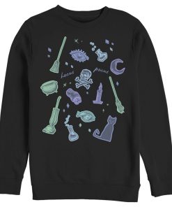 Men’s Hocus Pocus Witchy Symbols Sweatshirt