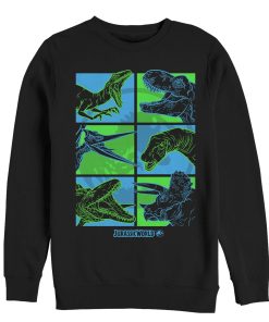 Men’s Jurassic World Fallen Kingdom Dino Bingo Sweatshirt