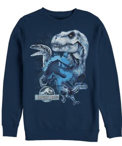 Men’s Jurassic World Fallen Kingdom Dinosaur Frost Sweatshirt