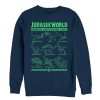 Men’s Jurassic World Fallen Kingdom Dinosaur Identification Card Sweatshirt