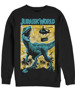 Men’s Jurassic World Fallen Kingdom Helicopter Capture Sweatshirt