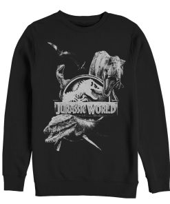 Men’s Jurassic World Fallen Kingdom Logo Attack Sweatshirt