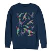 Men’s Jurassic World Fallen Kingdom Rainbow Dinosaurs Sweatshirt