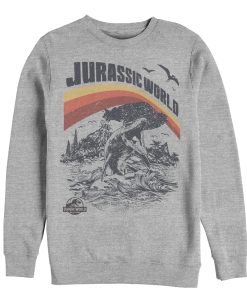 Men’s Jurassic World Fallen Kingdom Retro Sea Dino Sweatshirt