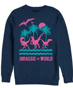 Men’s Jurassic World Fallen Kingdom Tropical Dinosaurs Sweatshirt