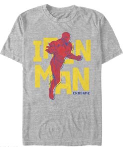 Men’s Marvel Avengers Endgame Iron Man Pop Art T-Shirt