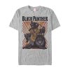 Men’s Marvel Black Panther Geometric Jungle Cats T-Shirt