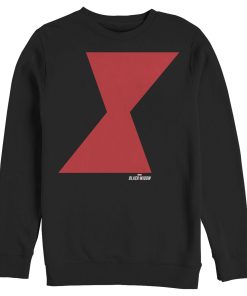 Men’s Marvel Black Widow Bold Hourglass Sweatshirt
