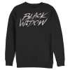 Men’s Marvel Black Widow Chalk Logo Sweatshirt