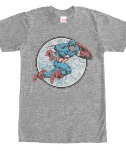 Men’s Marvel Captain America Battle T-Shirt