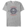 Men’s Marvel Captain America Vintage Star Emblem T-Shirt