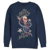 Men’s Marvel Christmas Captain Marvel Merry & Bright Sweatshirt