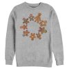 Men’s Marvel Christmas Gingerbread Cookie Circle Sweatshirt