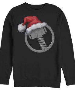Men’s Marvel Christmas Santa Thor Hammer Sweatshirt
