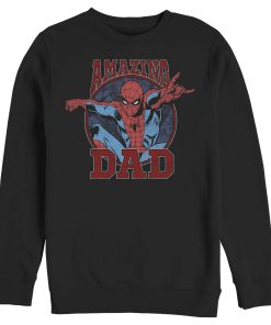 Men’s Marvel Father’s Day Spider-Man Amazing Dad Sweatshirt