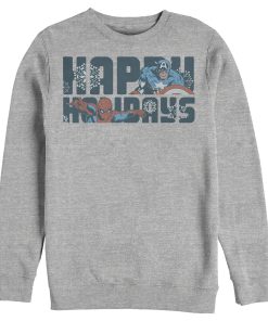 Men’s Marvel Happy Holiday Heroes Sweatshirt