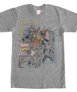 Men’s Marvel Retro Comic Book Print T-Shirt
