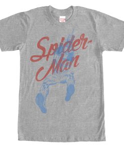 Men’s Marvel Spider-Man Cursive T-Shirt